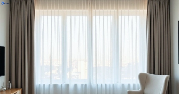 Freshly steam cleaned curtains in waterfall-nsw QLD